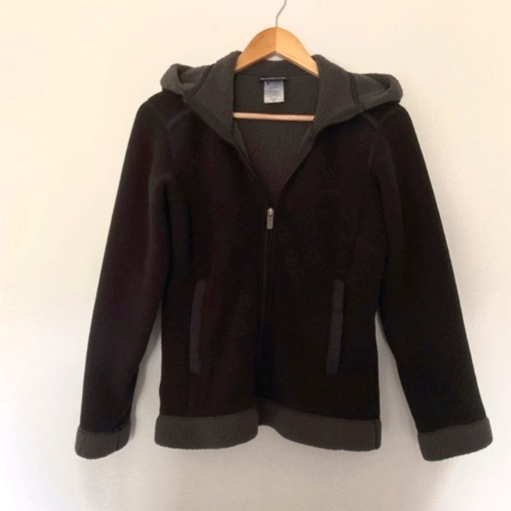 Patagonia Black Hoodie Full Zipped  Women's Jacket XS